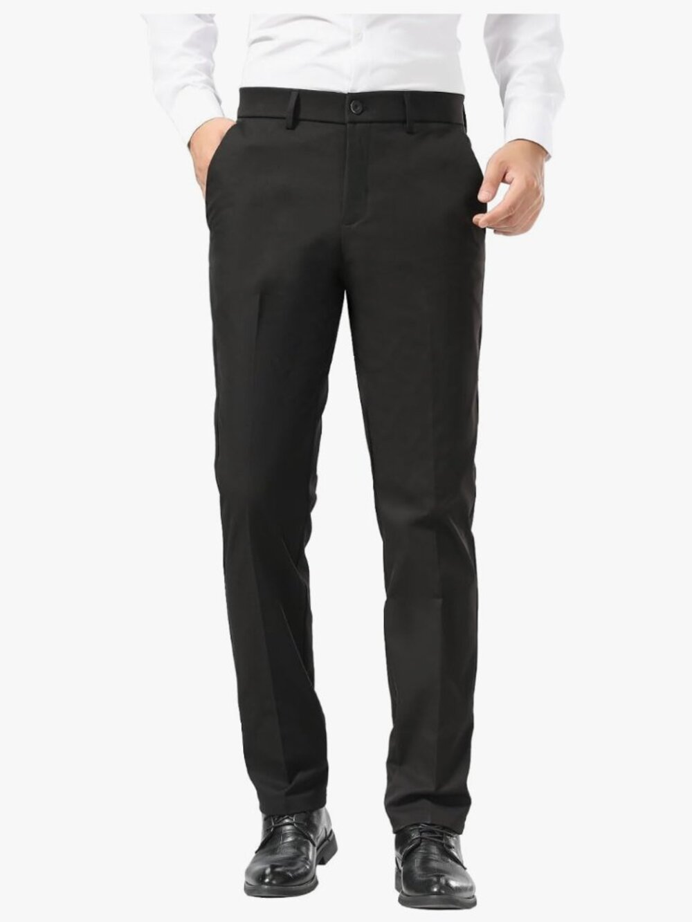 Men's black dress pants